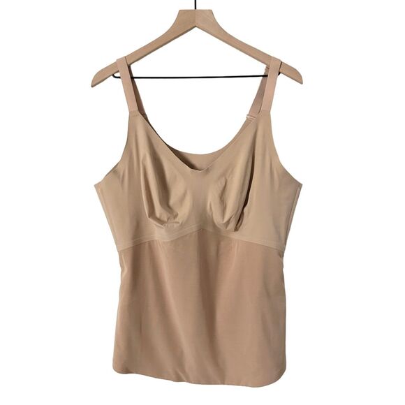 Honeylove LiftWear Cami in Sand Tan Adjustable Straps Size 3X Smoothing Shaping - Picture 2 of 7